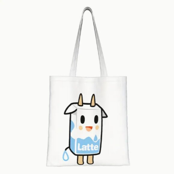 Tokidoki Latte Canvas Tote Double Handle Bag NWT - Picture 5 of 5